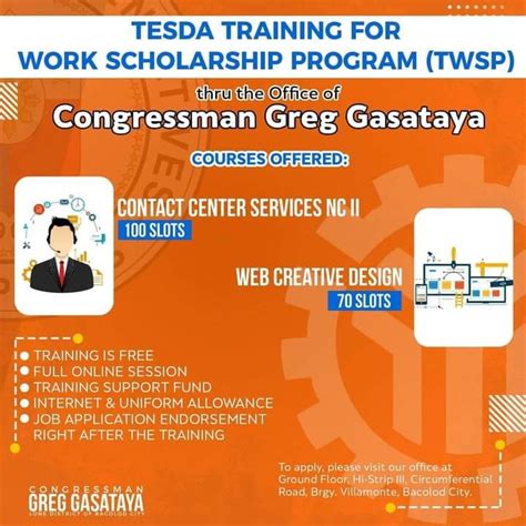 tesda bacolod contact number